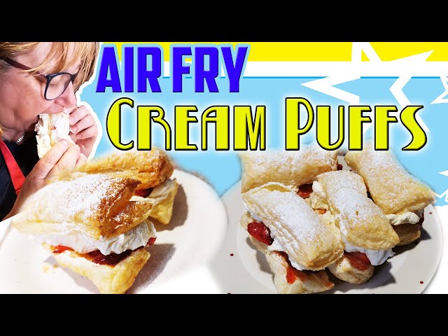 Air Fryer Cream Puffs - Naughty But Nice