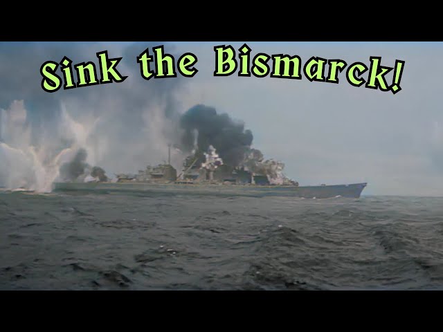 Sink the Bismarck! (1960) | colorized