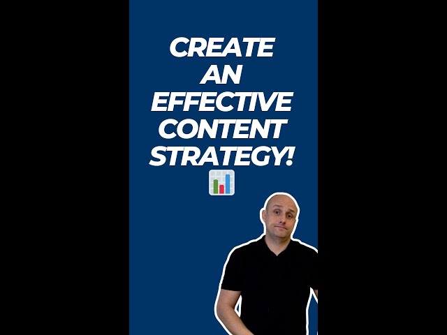 Create an EFFECTIVE Content Strategy! 📊
