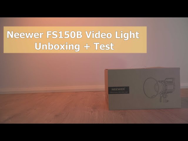 $200 Neewer FS150 B 130W video light unboxing and review, worth it?