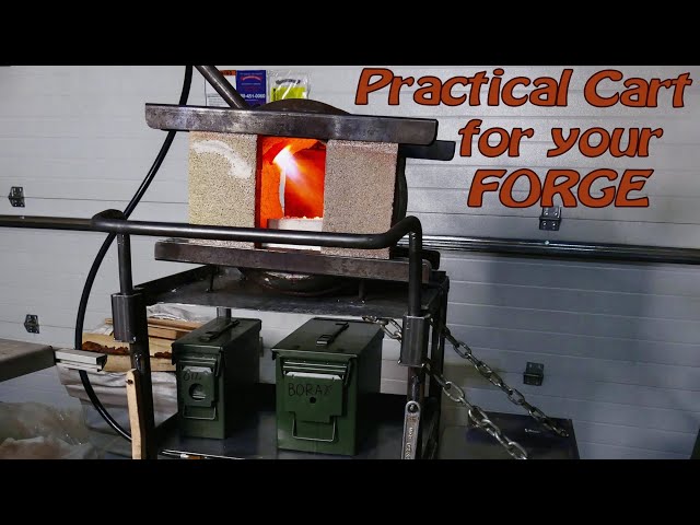 Fabricating Mobile Multipurpose Forge Cart. Easy to Follow DIY