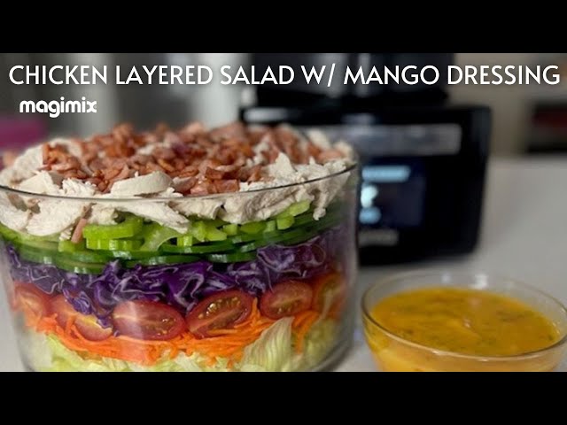 Chicken Layered Salad Recipe | Magimix Cook Expert Cookalong