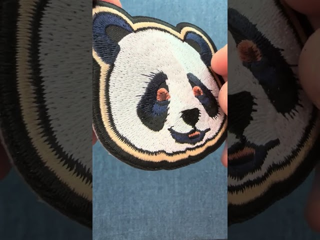 Panda Iron On Patch P7388