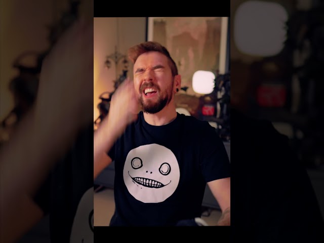 Jacksepticeye hits himself in the face with his headphones