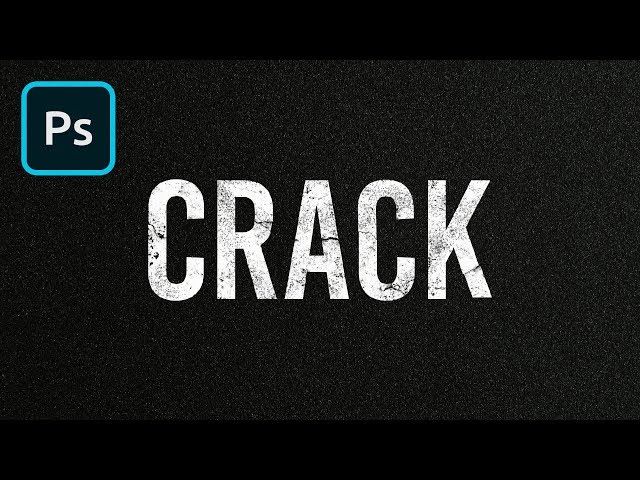 Create a Cracked TEXT EFFECT Photoshop Tutorial