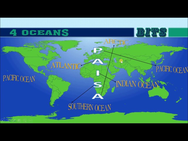 विश्व: महाद्वीप, महासागर, और सागर; WORLD OCEAN AND CONTINENTS