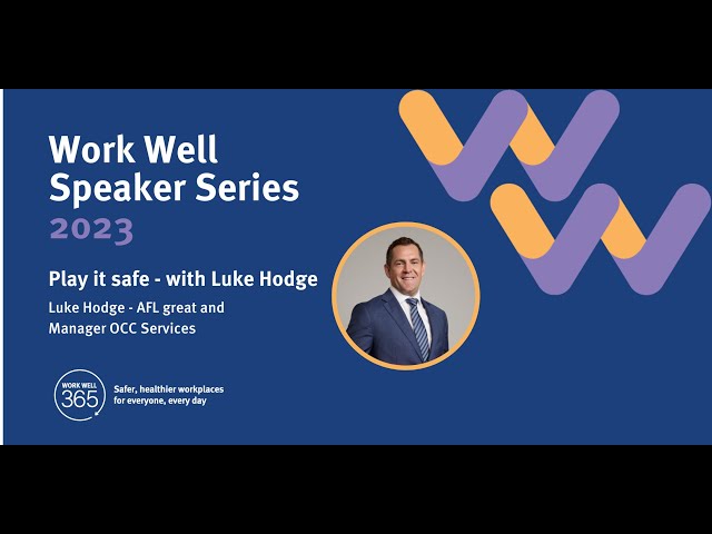 Play it safe – with AFL Great, Luke Hodge