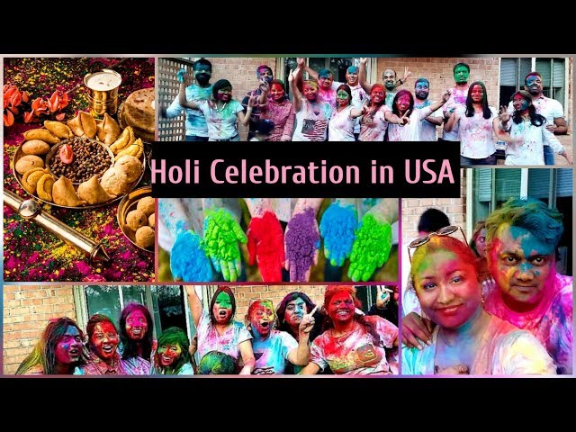 Holi Celebration in USA|Jai jai shivshankar song |Holi Party|  Kitty Party in USA | Holi Theme Party