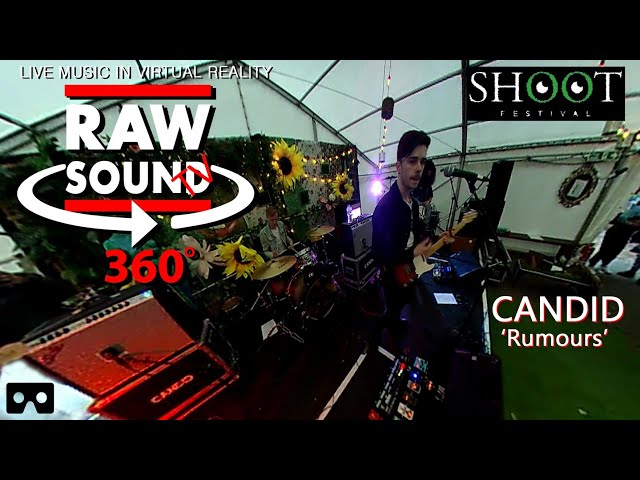 Candid 'Rumours' - Shoot Festival Coventry. 360° Virtual Reality Stage Cam. RawSound TV.