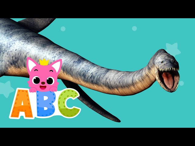Learn ABCs with Pinkfong: Elasmosaurus Ankylosaurus Tyrannosaurus | Dinosaurs | Learn ABC for kids
