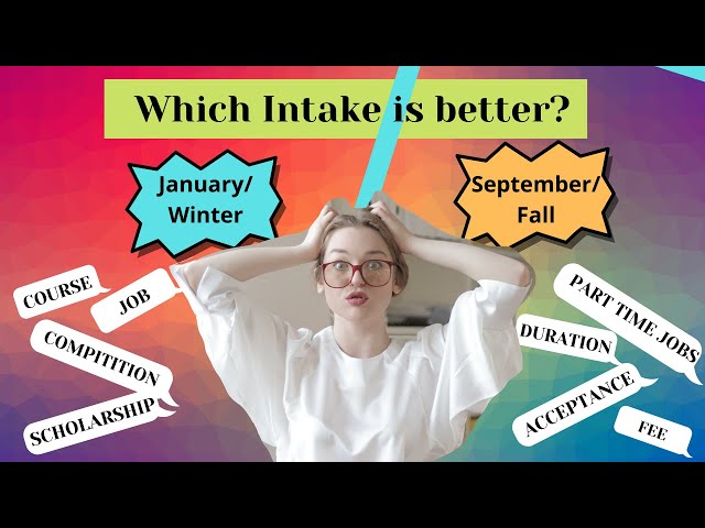 Which Intake is Better? | September Intake vs January Intake | May Intake | UK admissions 2022