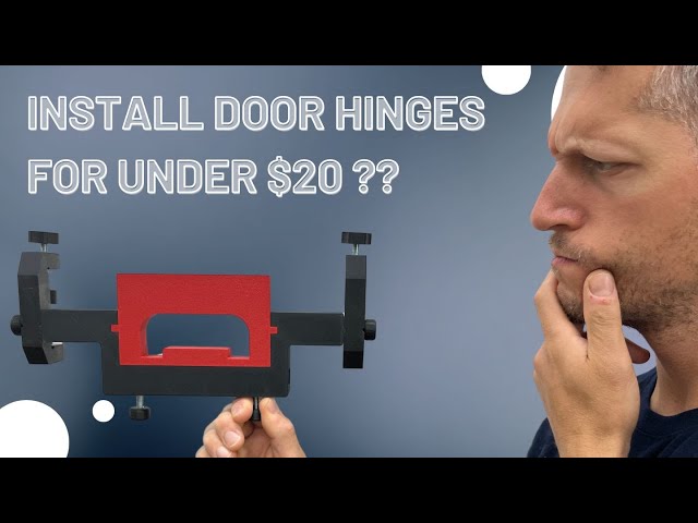 Full door install using the Hinge Mortise System by Pro Home Products #diy