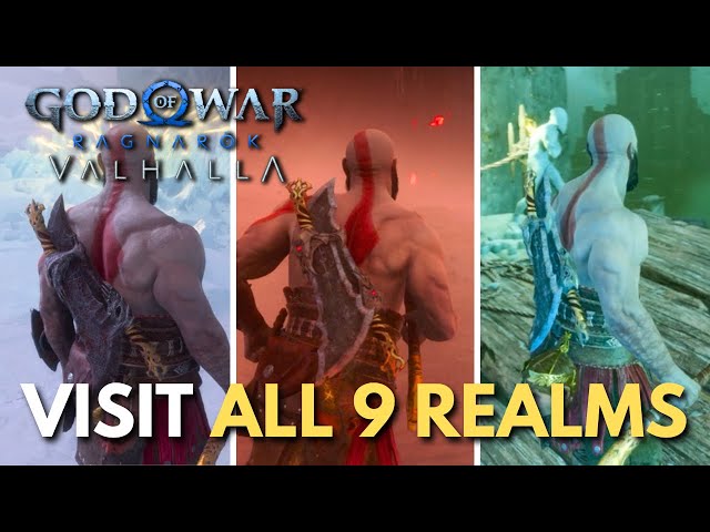 God of War Ragnarok: Valhalla DLC - How to Visit All 9 Realms - Wayfarer Trophy/Achievement Guide
