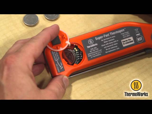 Changing the  Batteries in your Thermapen