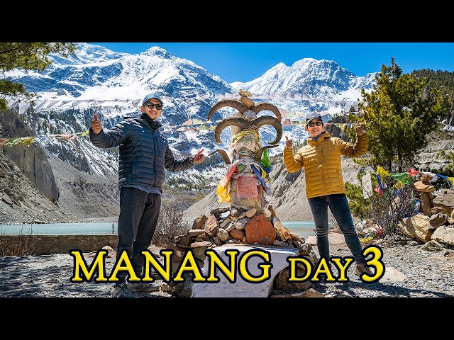 Hiking to Gangapurna Lake and Glacier in Nepal | Day - 3 of Manang Travel