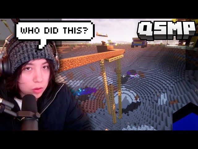 QUACKITY REACTS TO THE DESTROYED SPAWN | QUACKITY | QSMP | KARMA EXTRA