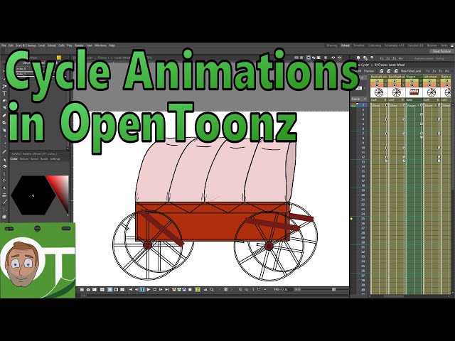 Repeating cycle animation - cycling in OpenToonz