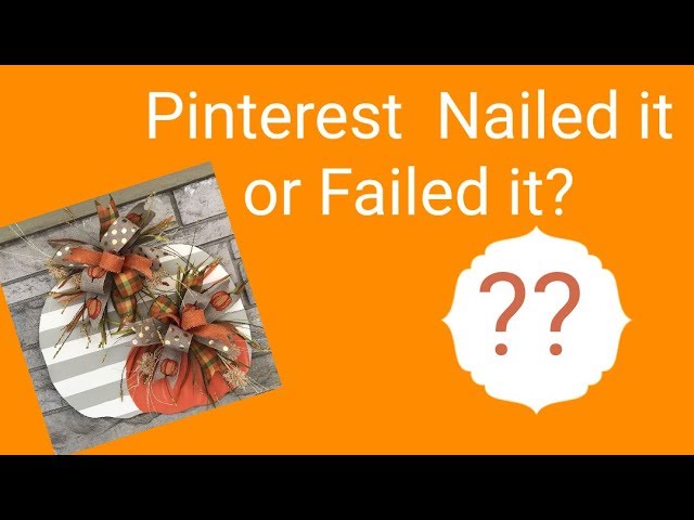DIY Pinterest Nail it or Fail it
