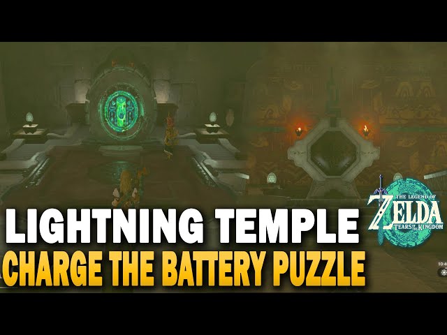 Zelda Tears Of The Kingdom Lightning Temple Charge Battery Puzzle
