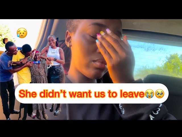 SEE HOW SHE MADE US CRY,she didn’t want us to leave her back😭💔
