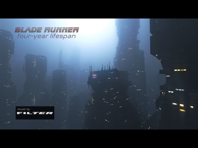 Blade Runner | FOUR-YEAR LIFESPAN | DARK AMBIENCE for Work, Study and Relaxation - 8 Hours