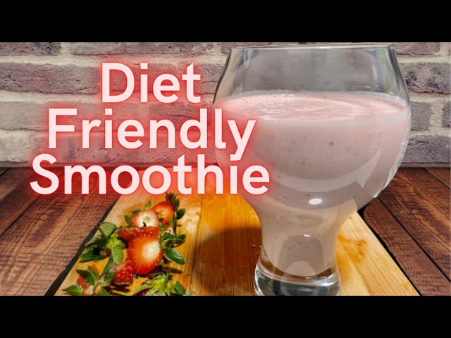 How To Make Delicious Strawberry Smoothie 🍓| Good for Weight Loss | Recipes By Nutritionist Jayoti