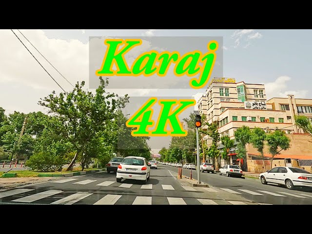 Karaj 4K - Driving in Karaj, the capital of Alborz province رانندگی در کرج