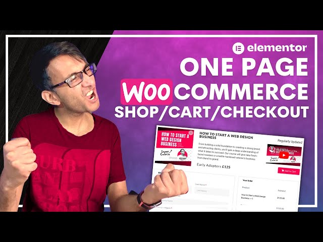 WooCommerce Product & Cart & Checkout ALL on the SAME PAGE - Elementor Wordpress