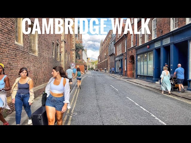 Cambridge City Centre Walking Tour - 1 September 2022