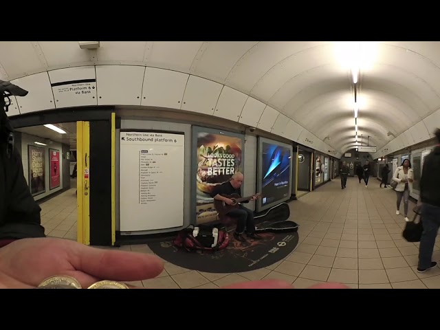 London underground 4k - 360° lovely music !
