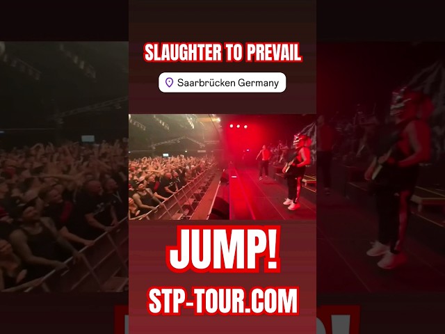 Slaughter To Prevail in Germany🇩🇪 #JumpUp #SlaughterToPrevail #AlexTerrible www.stp-tour.com