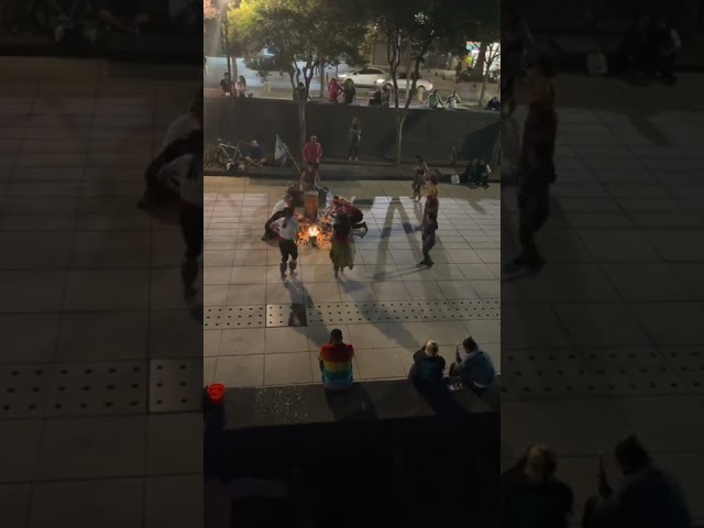 Pre-Colonial Dance at Monumento a la Revolución, Mexico City (clip 1)