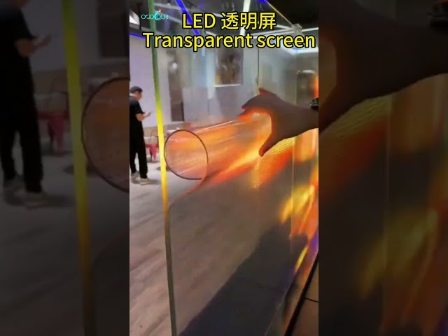 transparent led film display