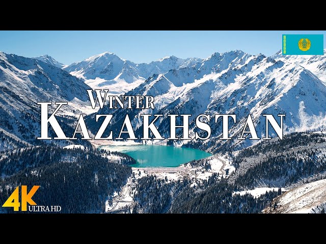 Winter Kazakhstan 4K Ultra HD • Stunning Footage, Scenic Relaxation Film with Calming Music.