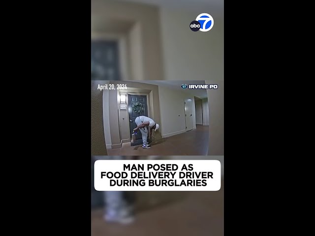 Man posed as food delivery driver while burglarizing OC homes