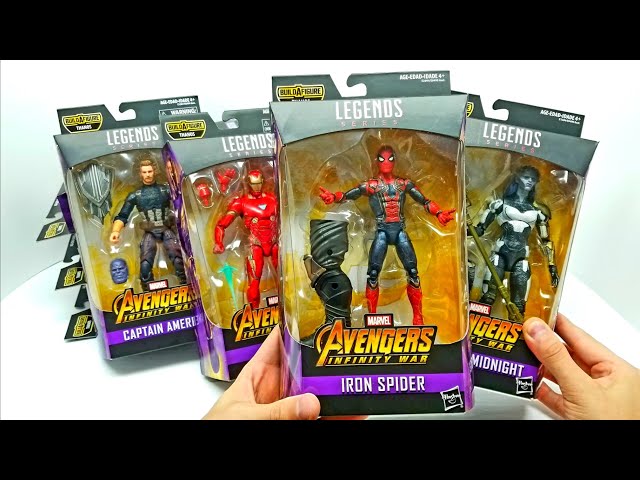 AVENGERS INFINITY WAR Marvel Legends Complete Set! With Build a Figure THANOS!