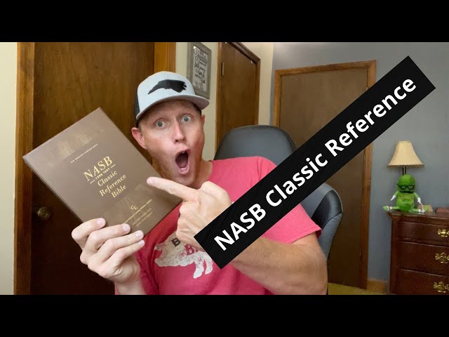 NASB95 Classic Reference Bible in Brown Buffalo
