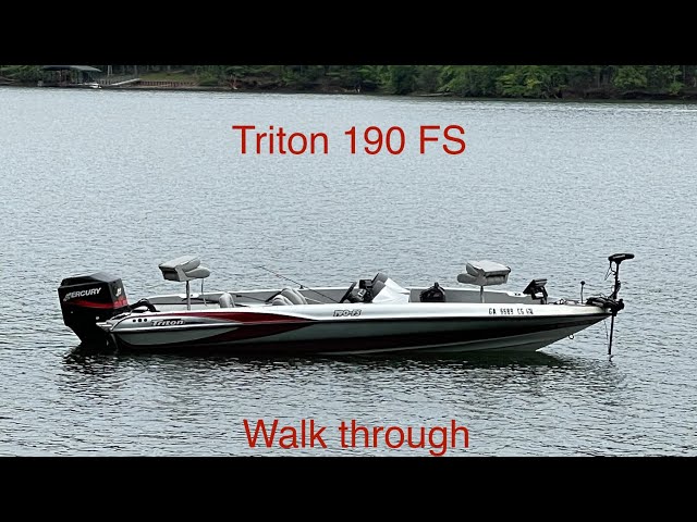 Triton 190 FS walk through.