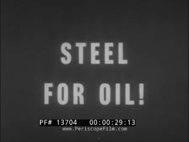 1950s INDUSTRY ON PARADE NEWSREEL   DRILLING FOR OIL  DUCK DECOYS  MANUFACTURING SAWS   13704