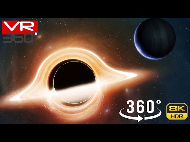 Solar system vs nearest BLACK HOLE||360 animation|| 8k