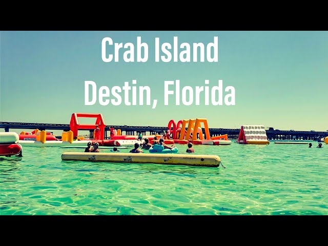 Crab Island - Destin Florida Day Trip #Destin #crabisland #travelvlog #florida #familyvlog  #vlog