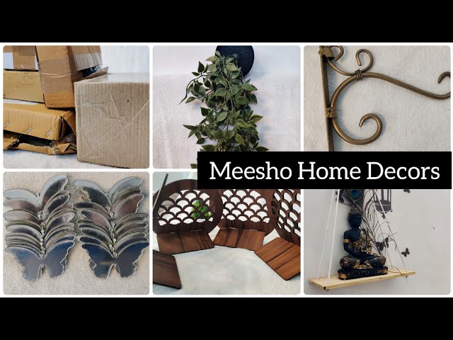 ✨Brightening my Home with simple Decor 🥰Meesho Home Decor Haul starts from Rs.100 only 😍