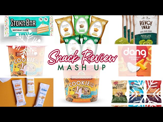 Snack Review Mash Up | Tried lots of Keto snacks!!