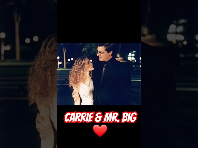 CARRIE BRADSHAW & MR. BIG REMAIN ONE OF THE MOST LOVED  COUPLE ON TELEVISION🍓#carriebradshaw #mrbig