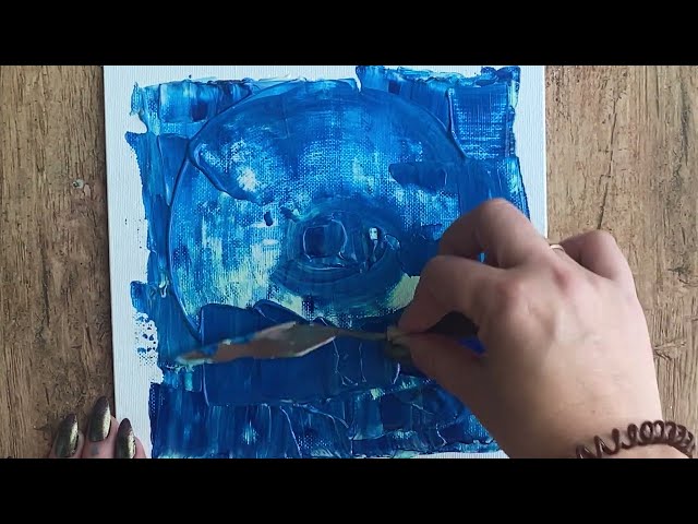 Sail Boats / Blue Water / Simple Abstract Painting Demonstration /Daily Art Therapy / Day #012