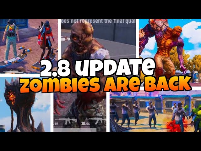 ZOMBIES ARE BACK🔥 | BGMI 2.8 UPDATE