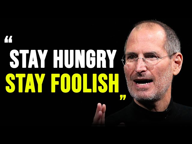One of the Greatest Speeches Ever | Steve Jobs - motivation, motivational speech, motivational video