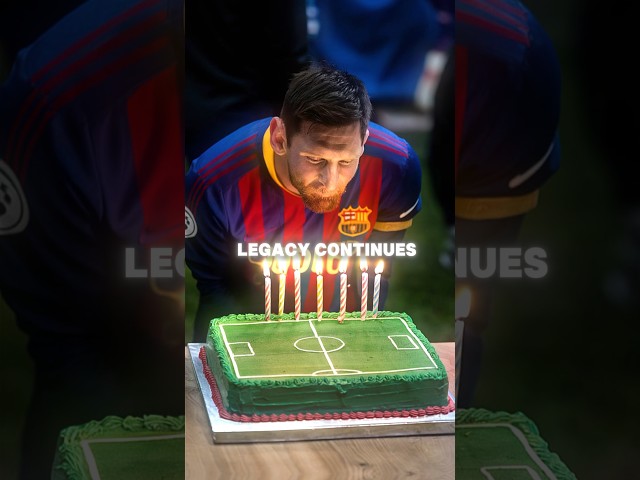 🌟 Messi's Birthday Bash: Celebrating Football's Greatest Legend! 🎉#shorts #messi#birthday #facts