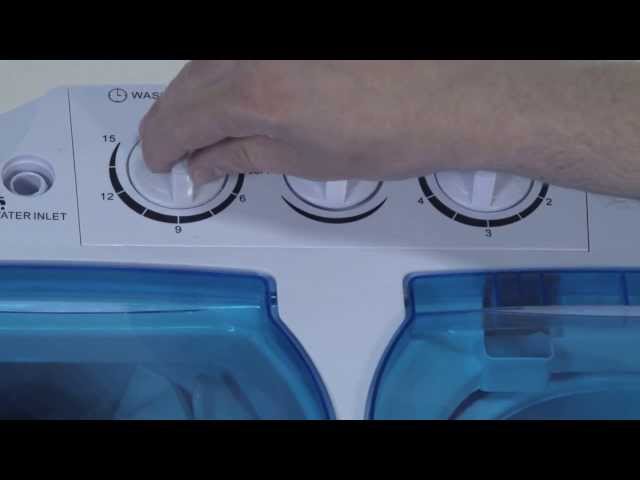 oneConcept DB003 Mini-Waschmaschine und Schleuder