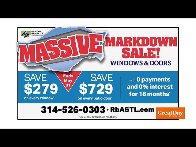 Save big on windows and doors from Renewal by Andersen!
